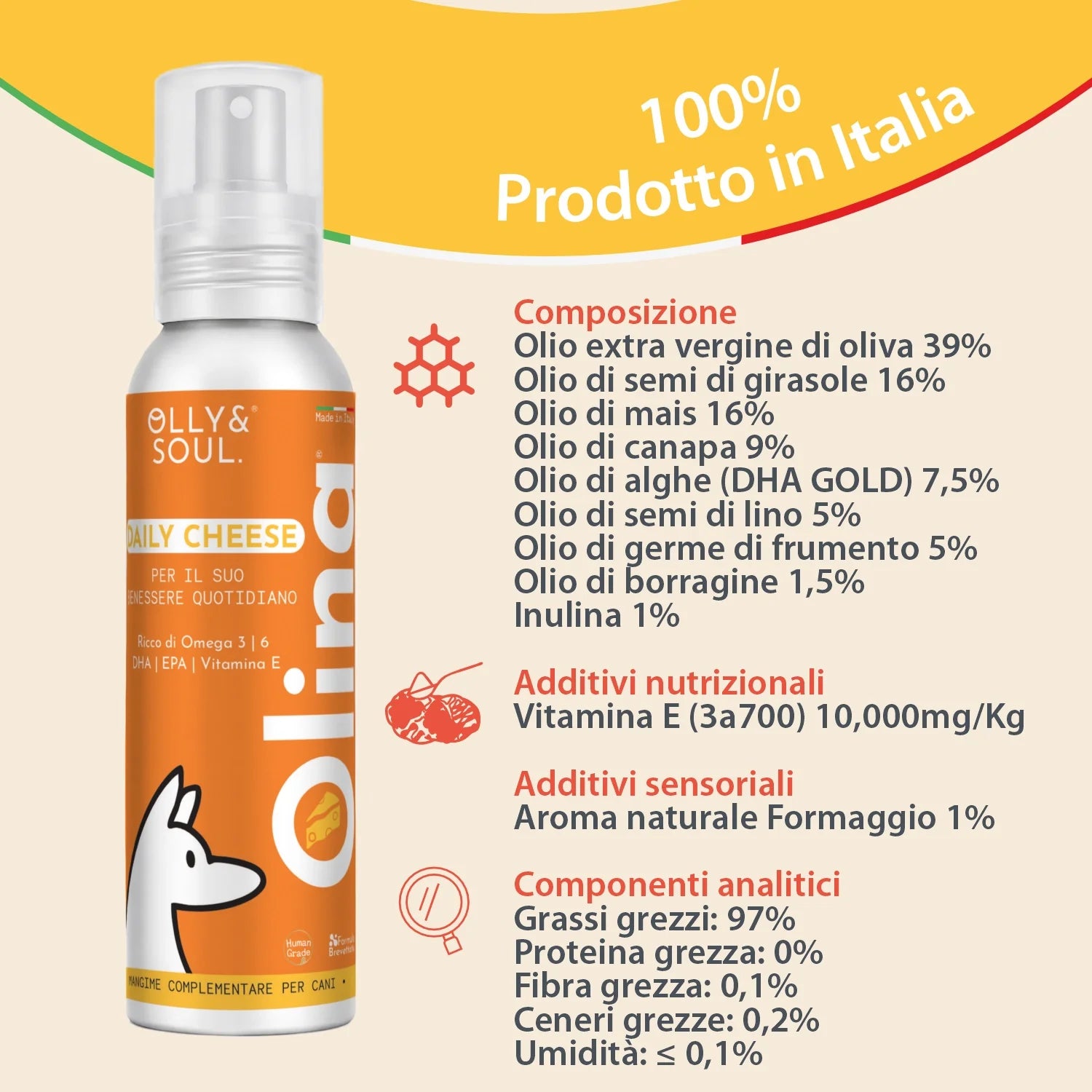 Olina Daily Cheese Cane