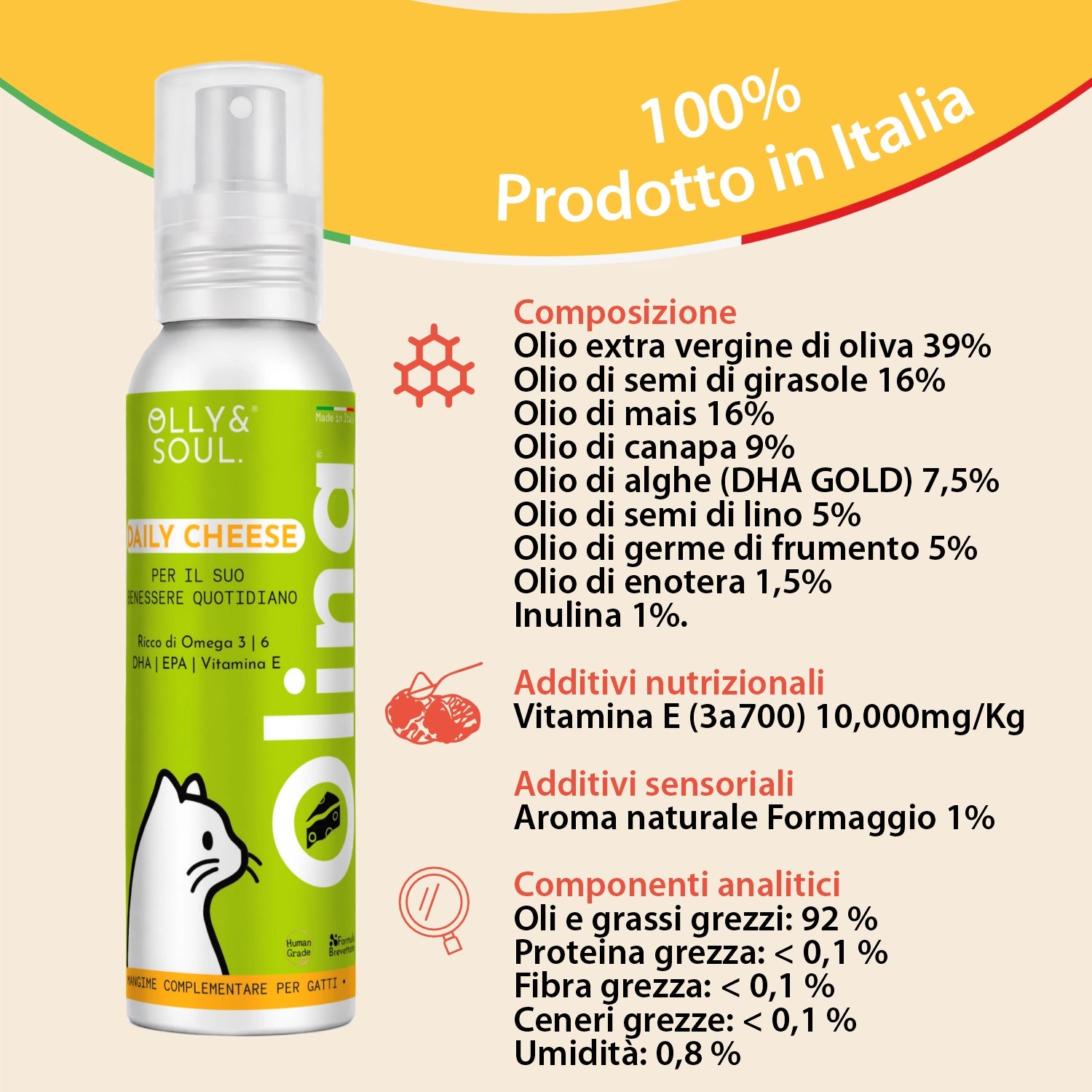 Olina Daily Cheese Gatto