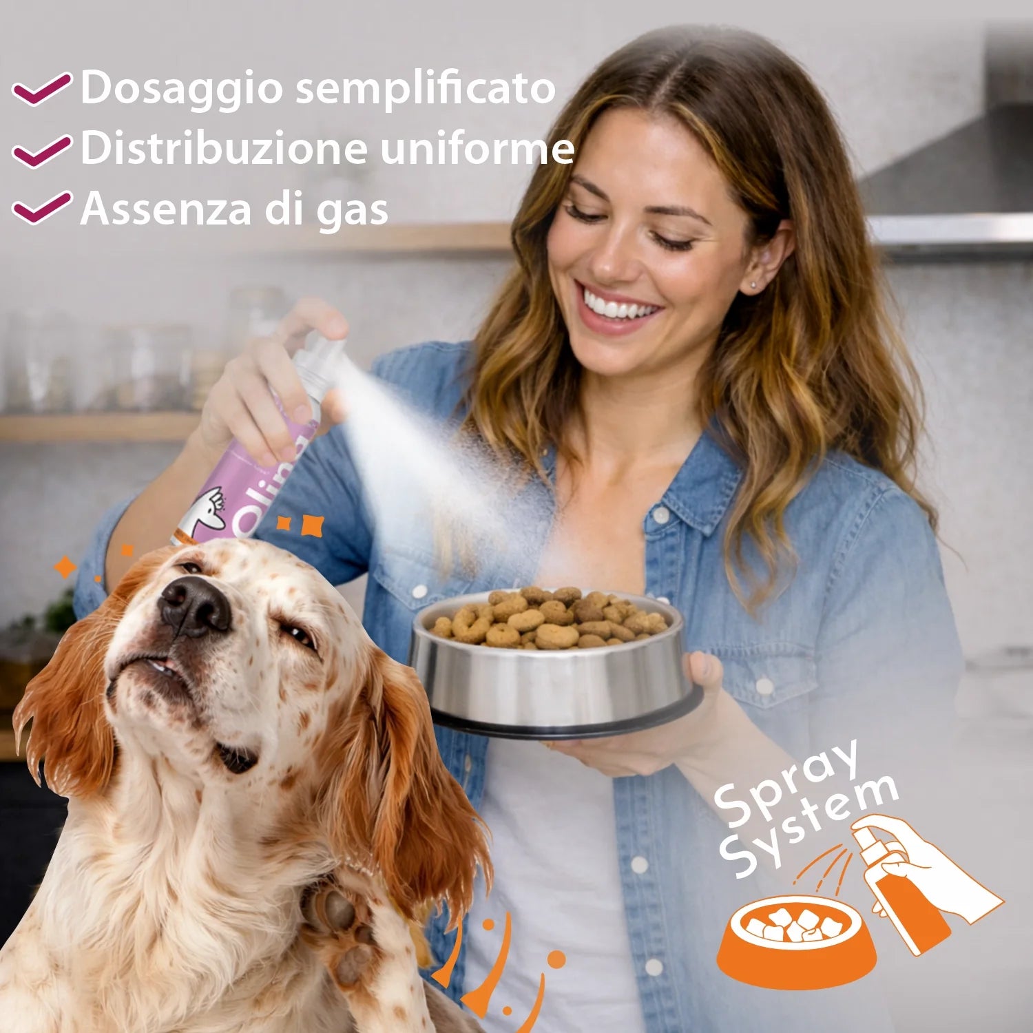 Olina Dermal Cane - Riduce irritazioni e migliora la lucentezza