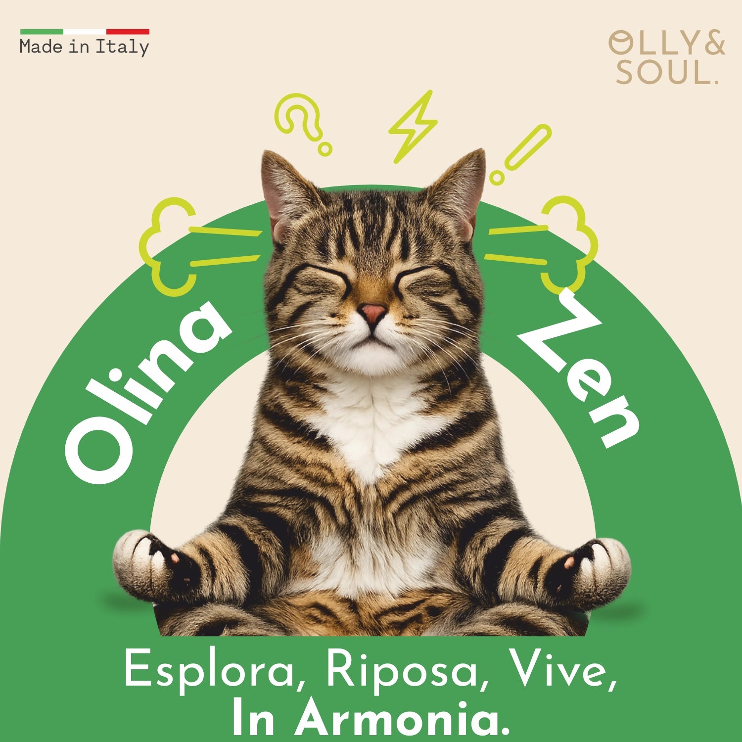 Olina Zen Gatto - Riduce ansia e stress