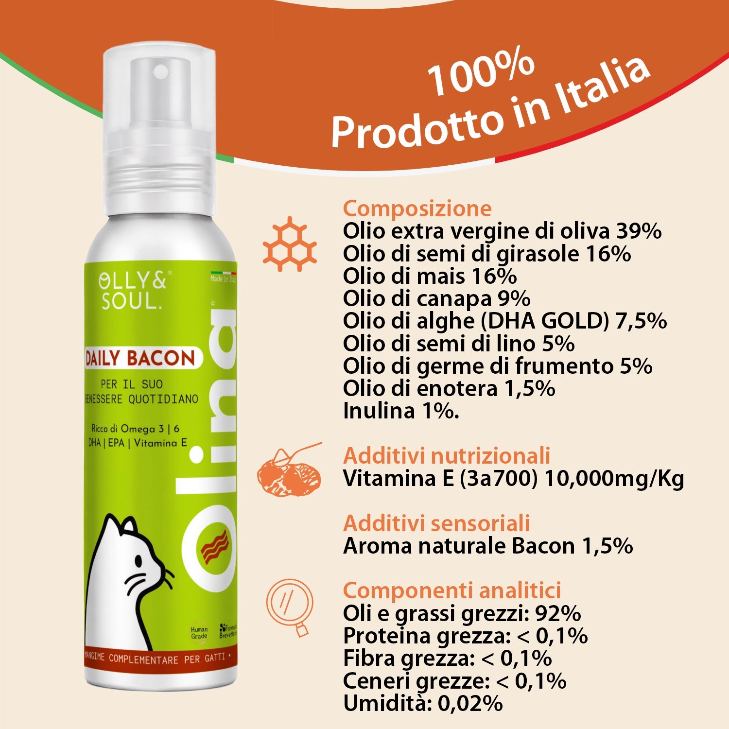 Olina Daily Bacon Gatto