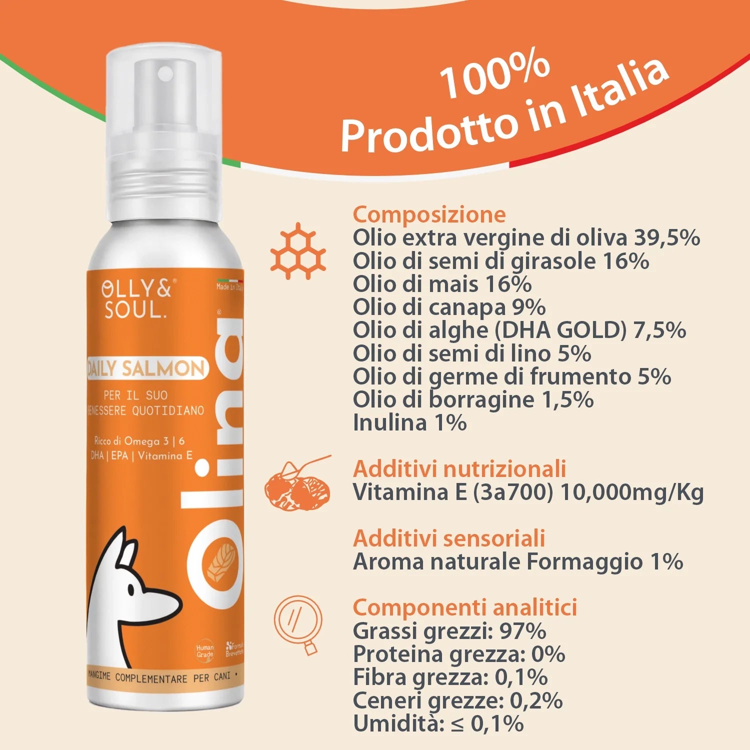 Olina Daily Salmon Cane